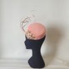 KATYA - BABY PINK PILL BOX FASCINATOR  STUDION CLEARANCE SALE - Image 3