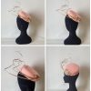 KATYA - BABY PINK PILL BOX FASCINATOR  STUDION CLEARANCE SALE