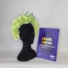 HETTY - LIME AND APPLE GREEN FLORAL BAND FASCINATOR - Image 4