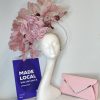 ELSPETH - BLUSH PINK.AND DUSKY PINK.FEATTHER HALO FASCINATOR - Image 5