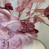 ELSPETH - BLUSH PINK.AND DUSKY PINK.FEATTHER HALO FASCINATOR - Image 2