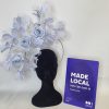 SHERYL - BABY BLUE HALO CROWN FASCINATOR - Image 2