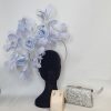 SHERYL - BABY BLUE HALO CROWN FASCINATOR - Image 4