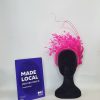 AVRIL - HOT PINK HAIRBAND FASCINATOR  - EX HIRE SALE - Image 6