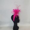 AVRIL - HOT PINK HAIRBAND FASCINATOR  - EX HIRE SALE - Image 3
