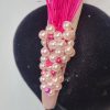 MACEY - PALE PINK  AND CERISE PINK HAIRBAND FASCINATOR - Image 4