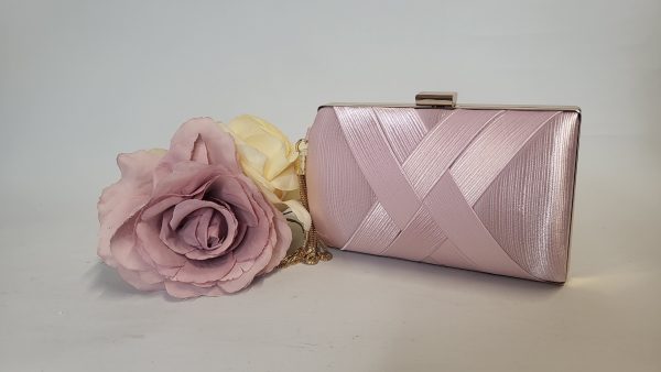 CLODAGH - BABY PINK BOX CLUTCH