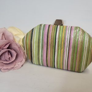 TIFFANY - MULTI COLOURED BOX CLUTCH BAG