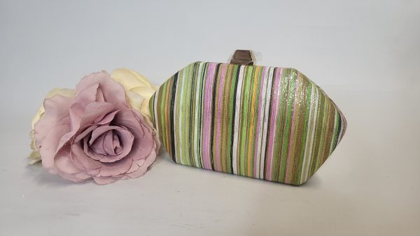 TIFFANY - MULTI COLOURED BOX CLUTCH BAG