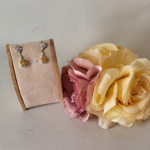ADISON - LEMON AND DIAMANTE EARRINGS