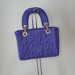 ALANI - PURPLE BOX CLUTCH BAG