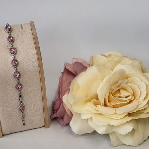 EMBER -  PINK RHINESTONE BRACELET