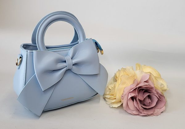 KAIA - BABY BLUE BOX CLUTCH BAG