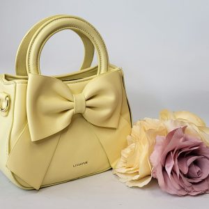 BAILEY - PALE LEMON BOX CLUTCH