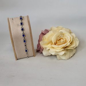 MAGNOLIA - ROYAL BLUE RHINESTONE BRACELET