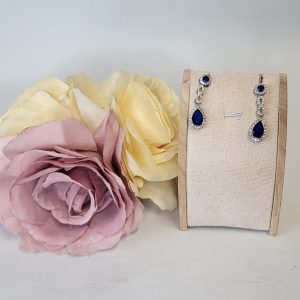 MARTHA -  SAPHIRE AND DIAMANTE EARRINGS
