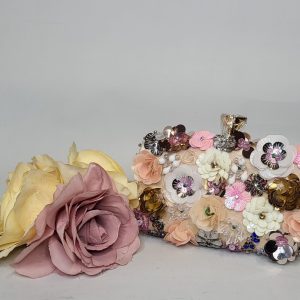 KAMIRA - FLORAL BOX CLUTCH BAG