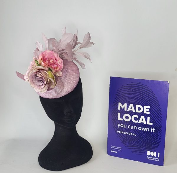 INDIA - LILAC AND PINK FLORAL PILL BOX FASCINATOR - Image 6