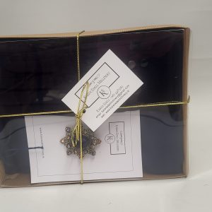 PASHMINA WRAP SCARF. TOUCH SCREEN GLOVES AND RHINESTONE BROOCH  GIFT  SET