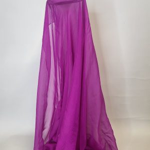 MAGNETA PURPLE CHIFFON PASMHMINA WRAP SHAWL