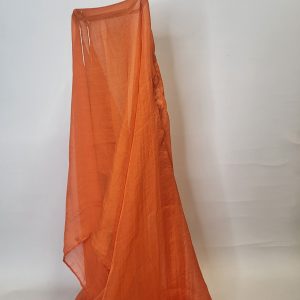 ORANGE CHIFFON PASHMINA WRAP SHAWL
