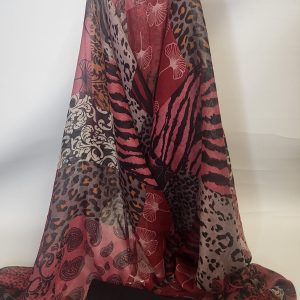 MULTICOLOURED PASHMINA AND TOUCH SCREEN GLOVES GIFT SET