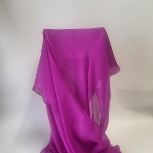 MAGENTA PURPLE CHIFFON PASMHMINA WRAP SHAWL