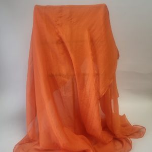 ORANGE CHIFFON PASHMINA WRAP SHAWL