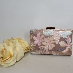 MILEY - PINK AND BLUSH CLUTCH BAG