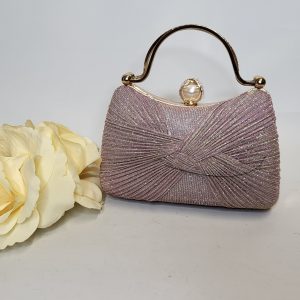ELLIE - HEATHER LILAC BOX CLUTCH BAG