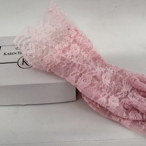 PINK LACE LADIES DAY GLOVES