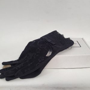 BLACK LACE LADIES DAY GLOVES