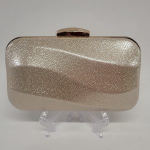 KENYA - SPARKLE GOLD BOX CLUTCH BAG