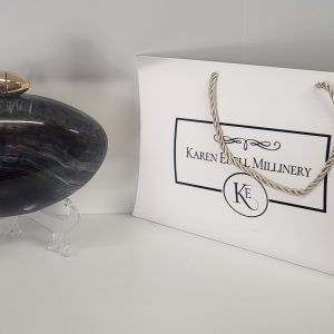 SEATTLE - BLACK AND GOLD BOX CLUTCH