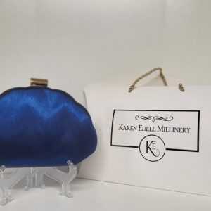 KATHLEEN - ROYAL BLUE CLUTCH BAG